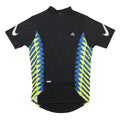 NIKE ACG Mens Black Blue Yellow Zip Front XL Short Sleeve Crew Neck Cycling