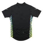 NIKE ACG Mens Black Blue Yellow Zip Front XL Short Sleeve Crew Neck Cycling