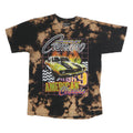 CHEMISTRY Mens Black & Brown Tie Dye Chevrolet Camaro Graphic T-Shirt L Crew