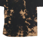CHEMISTRY Mens Black & Brown Tie Dye Chevrolet Camaro Graphic T-Shirt L Crew