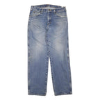 DICKIES Womens Regular Fit Straight Leg Denim Light Blue Jeans W32 L32 Classic