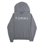 TOMMY HILFIGER Womens Grey Hoodie XS