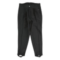 BOGNER Womens Black Cotton Blend Regular Fit Trousers W30 L25 Zip Closure