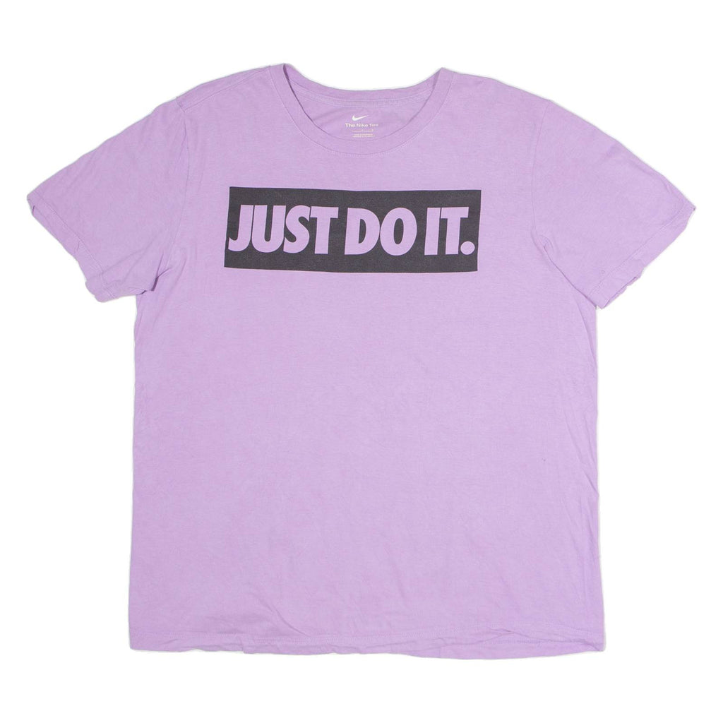 NIKE Mens T-Shirt Purple L