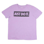 NIKE Mens T-Shirt Purple L