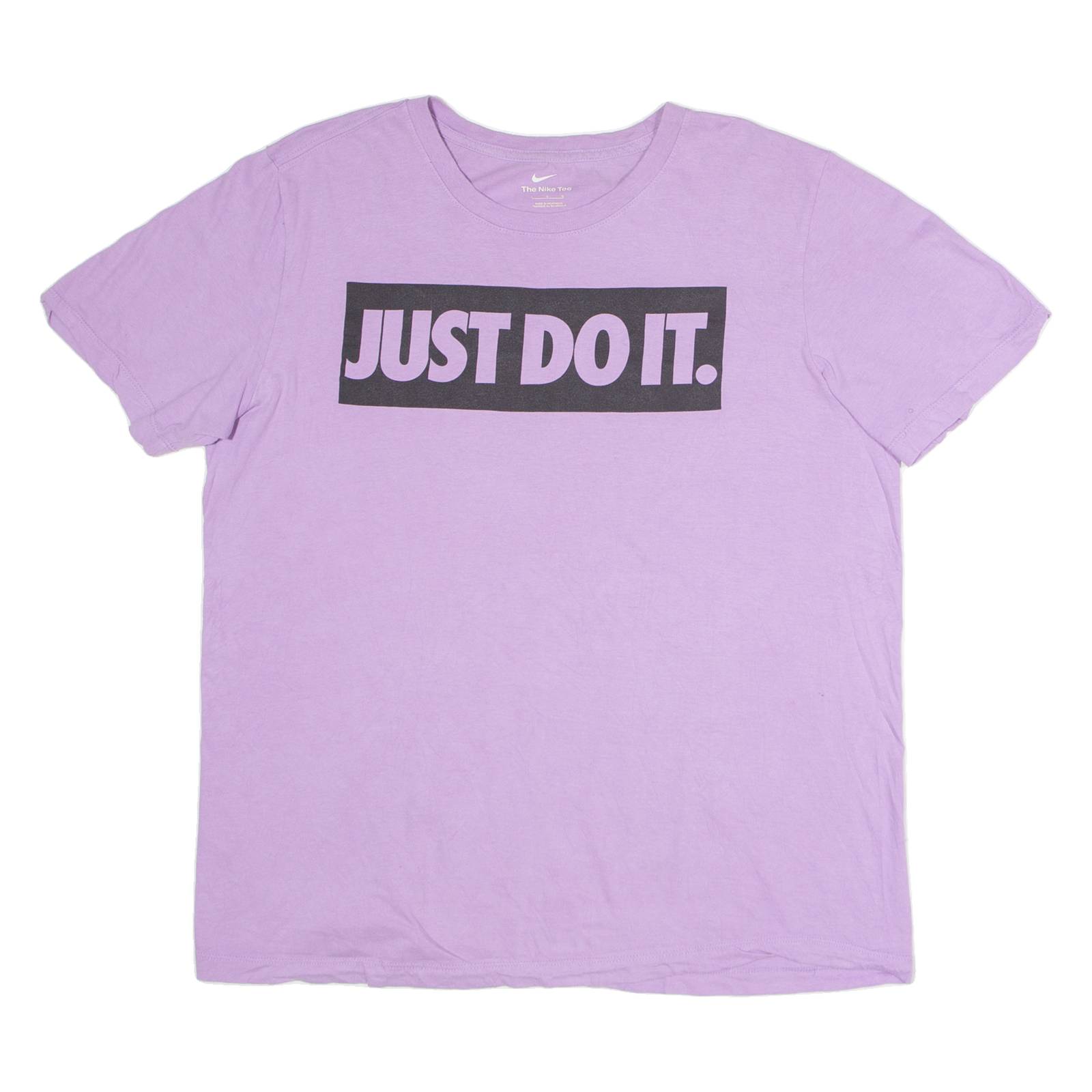 NIKE Mens T-Shirt Purple L