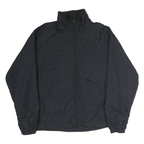 COLUMBIA Mens Black Jacket L Polyester Plain Zip Outdoor Lightweight Sportswear