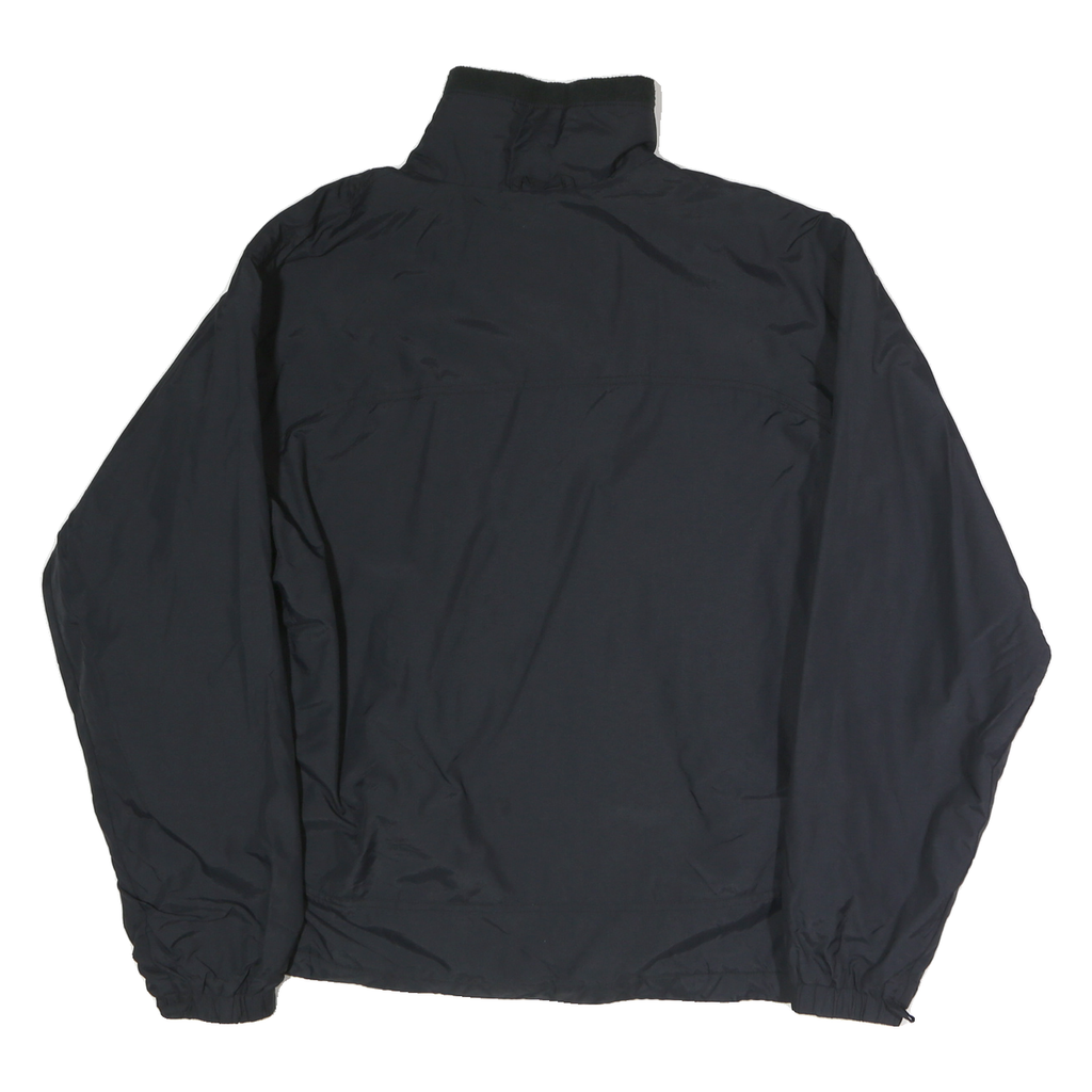 COLUMBIA Mens Black Jacket L Polyester Plain Zip Outdoor Lightweight Sportswear