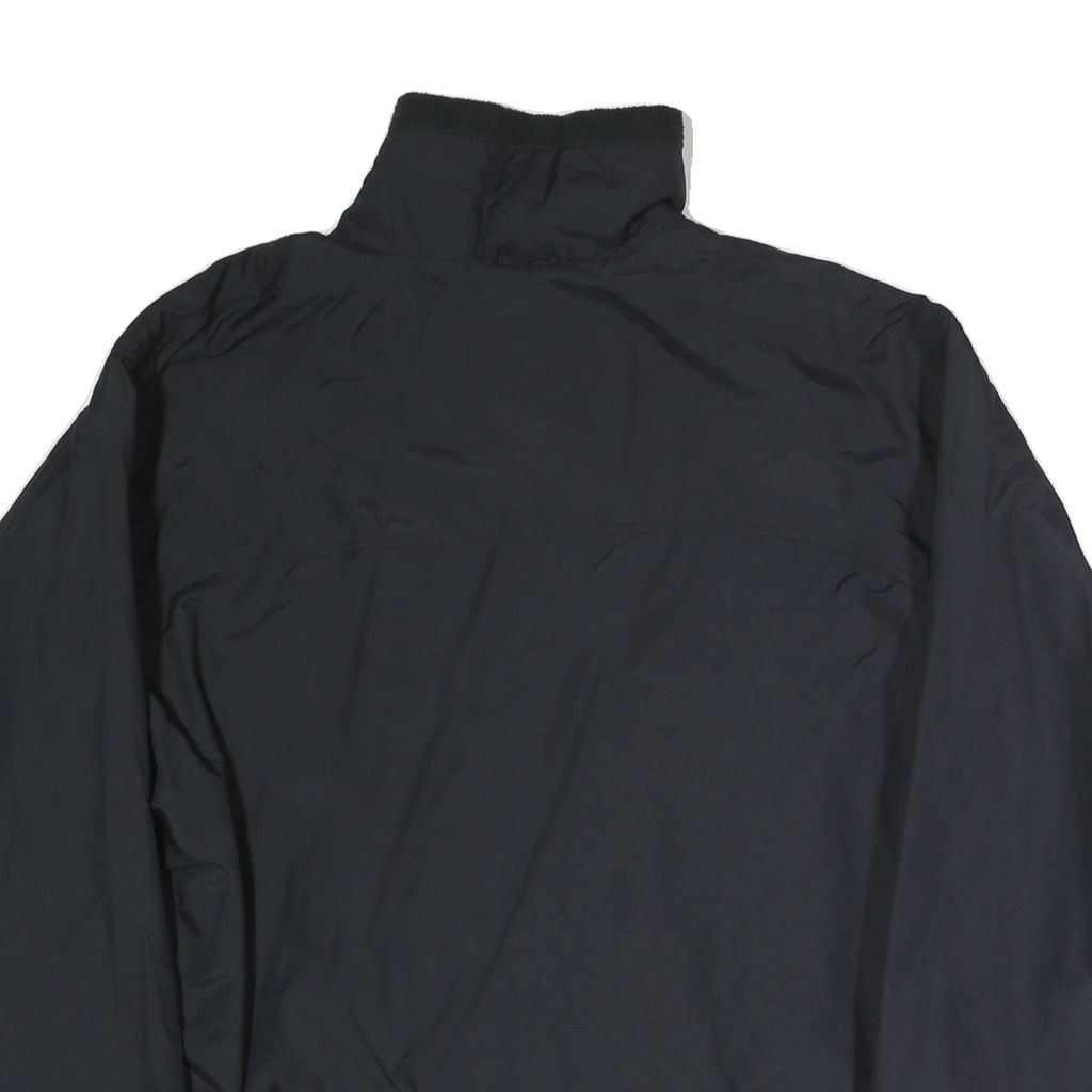 COLUMBIA Mens Black Jacket L Polyester Plain Zip Outdoor Lightweight Sportswear