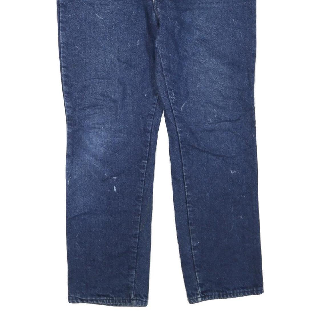 DICKIES Mens Jeans Blue Regular Straight Denim Medium W38 L32 Classic Zip Casual