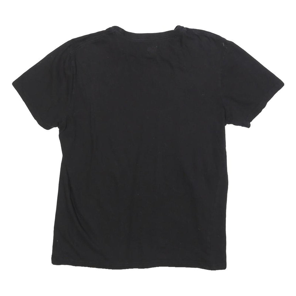 UH Womens Black 2PAC Graphic T-Shirt M Short Sleeve Crew Neck Cotton Blend
