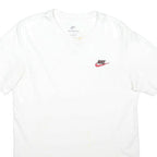 NIKE Mens White S Short Sleeve Crew Neck Cotton Blend T-Shirt