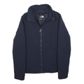 THE NORTH FACE Womens Navy Blue Jacket S Cotton Blend Quilted Zip Front Casual