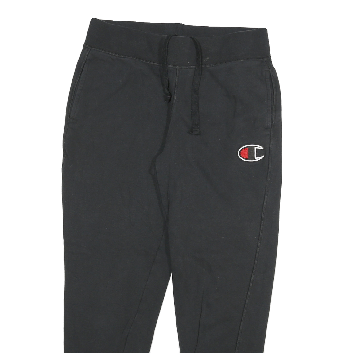 CHAMPION Womens Joggers Black Slim Tapered S W30 L28 Cotton Blend Casual Wear