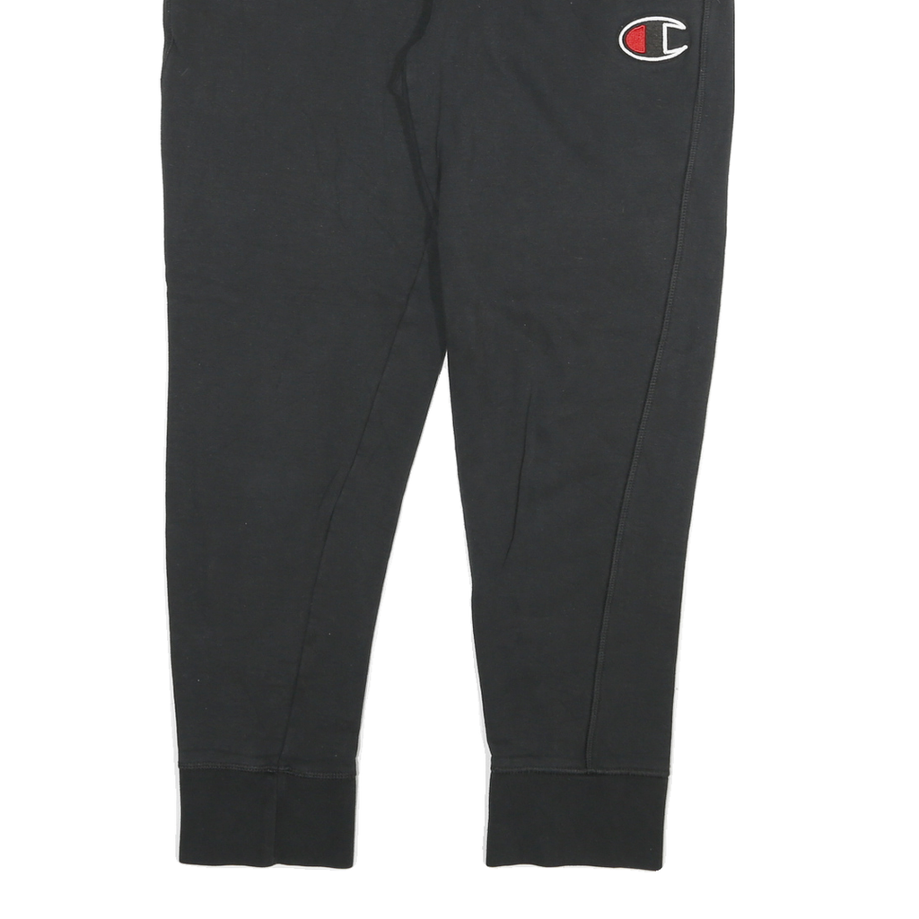 CHAMPION Womens Joggers Black Slim Tapered S W30 L28 Cotton Blend Casual Wear