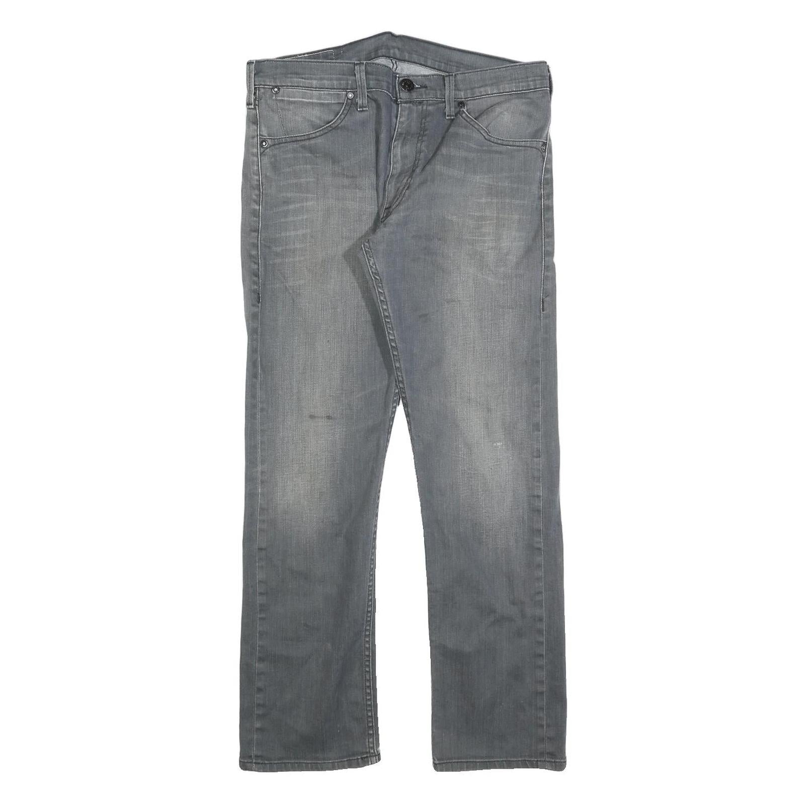 LEVI'S Mens Regular Fit Blue Denim Jeans W32 L30 Zip Cotton Blend Classic