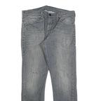 LEVI'S Mens Regular Fit Blue Denim Jeans W32 L30 Zip Cotton Blend Classic
