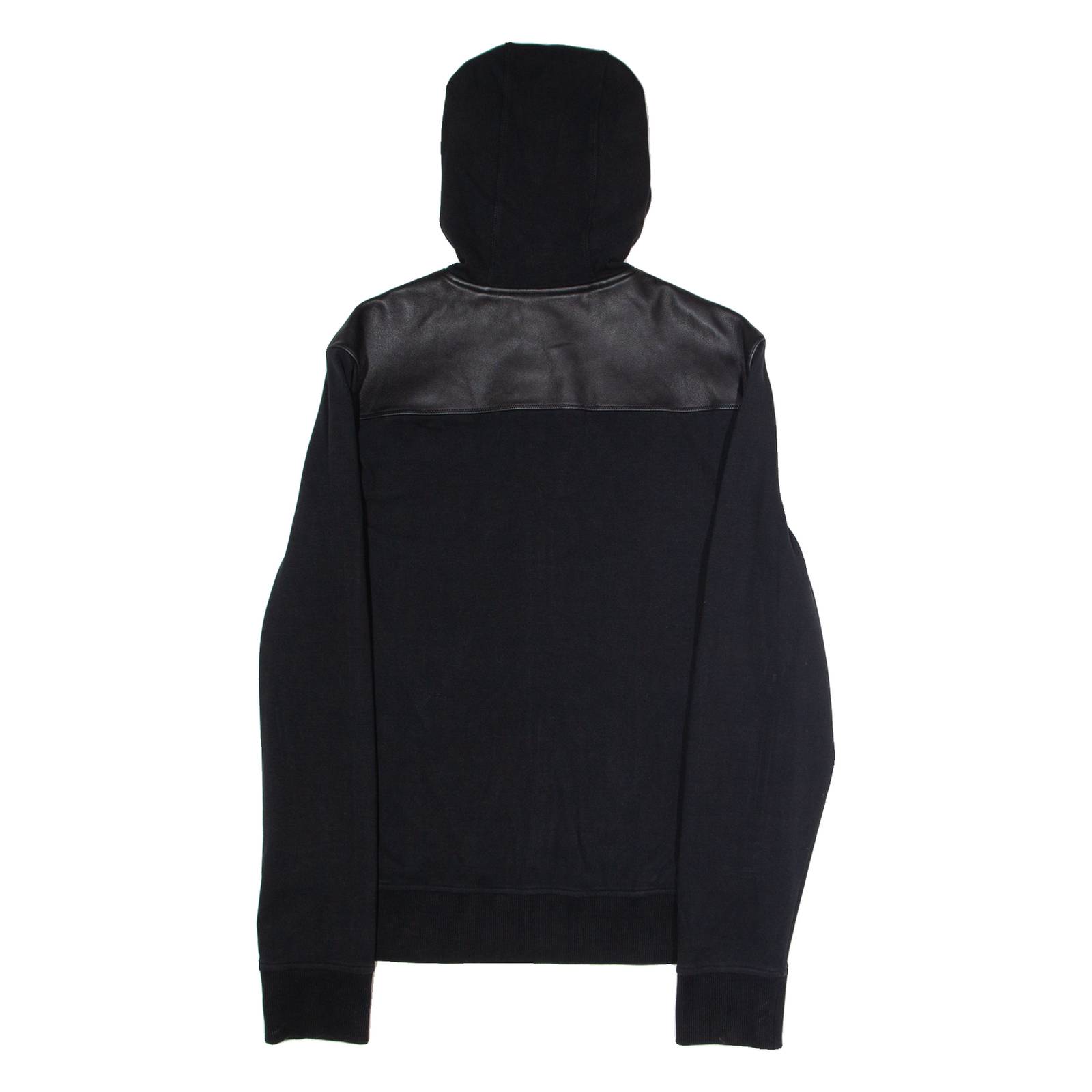 MICHAEL KORS Mens Track Jacket Black Hooded Colourblock M