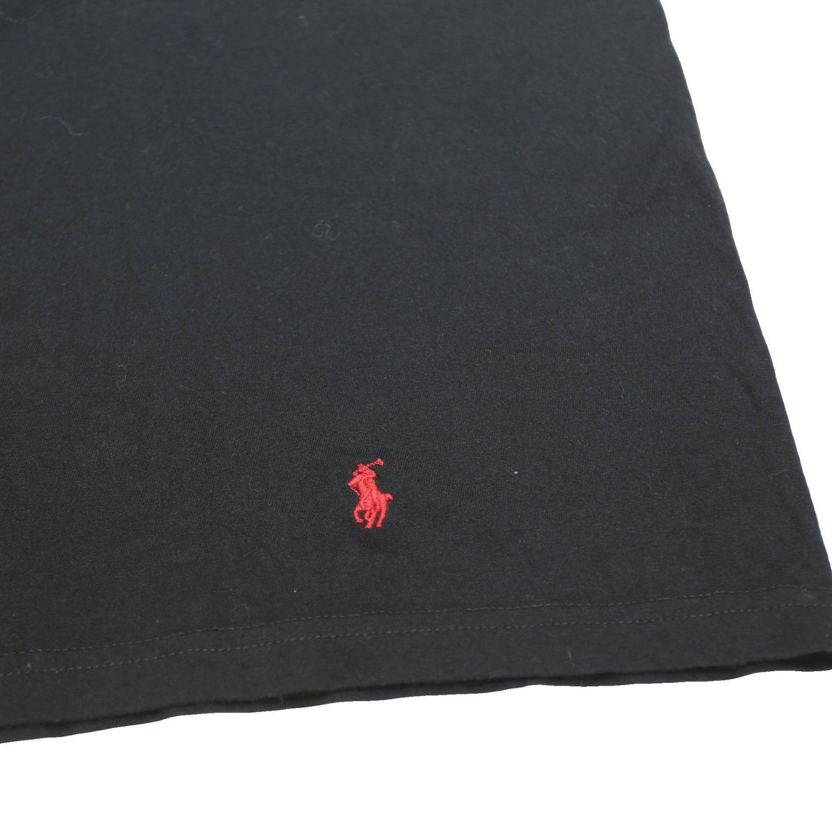 POLO RALPH LAUREN Mens Black L T-Shirt Crew Neck Short Sleeve Cotton Casual Top