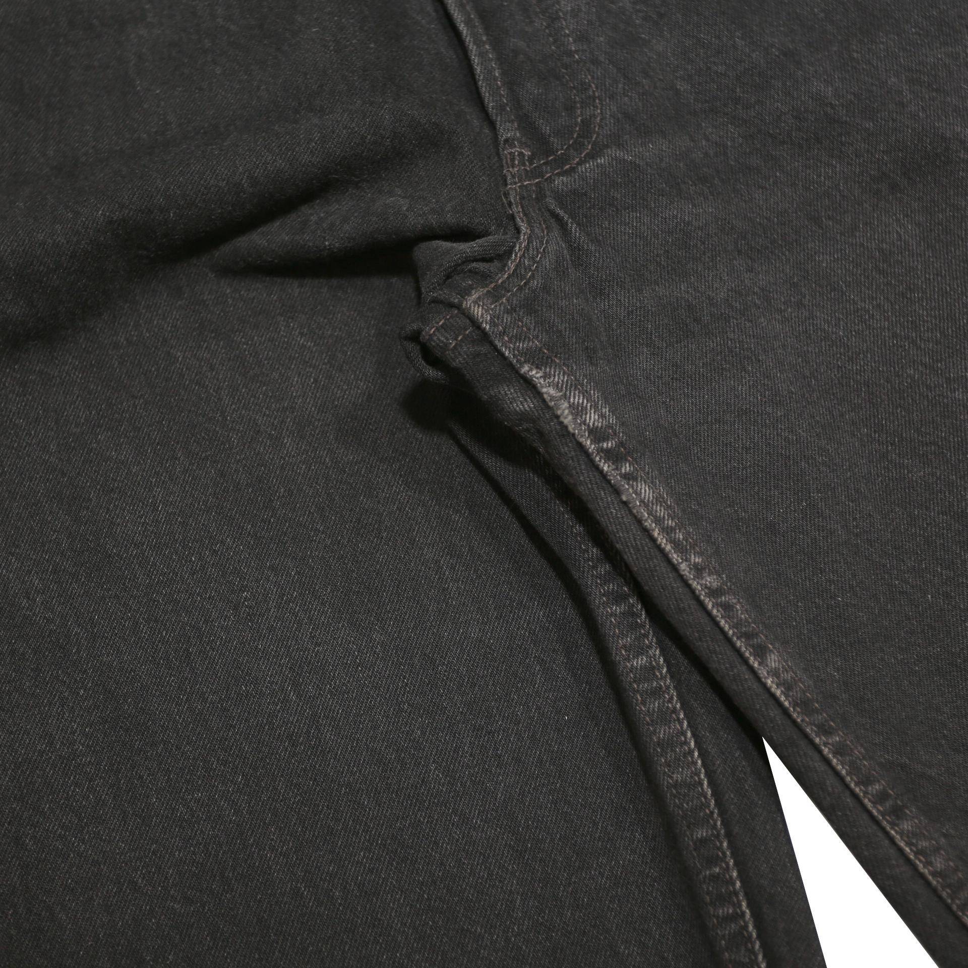 LEVI'S 901 Womens Black Regular Straight Denim Medium W28 L28 High Waist Button