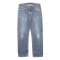 CARHARTT Mens Jeans Blue Regular Straight Denim Medium W31 L32 Button Closure