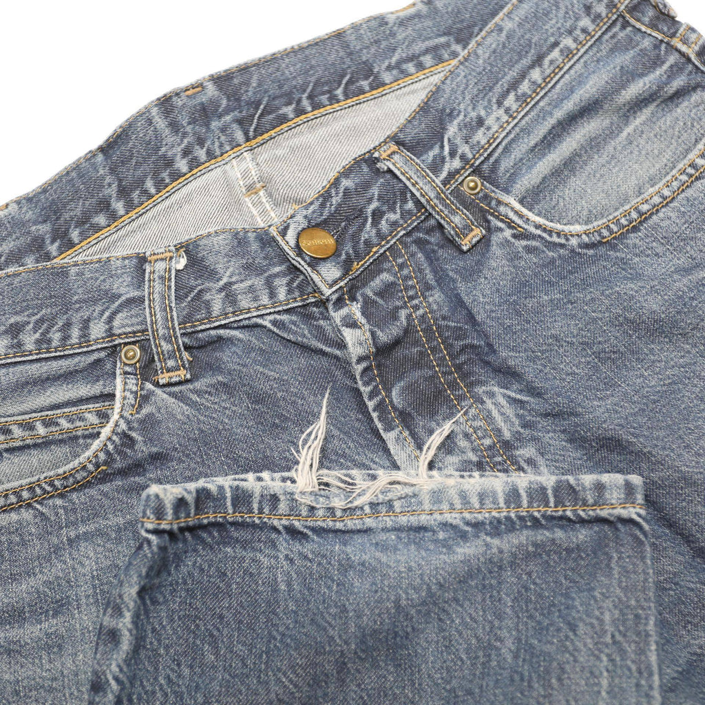 CARHARTT Mens Jeans Blue Regular Straight Denim Medium W31 L32 Button Closure