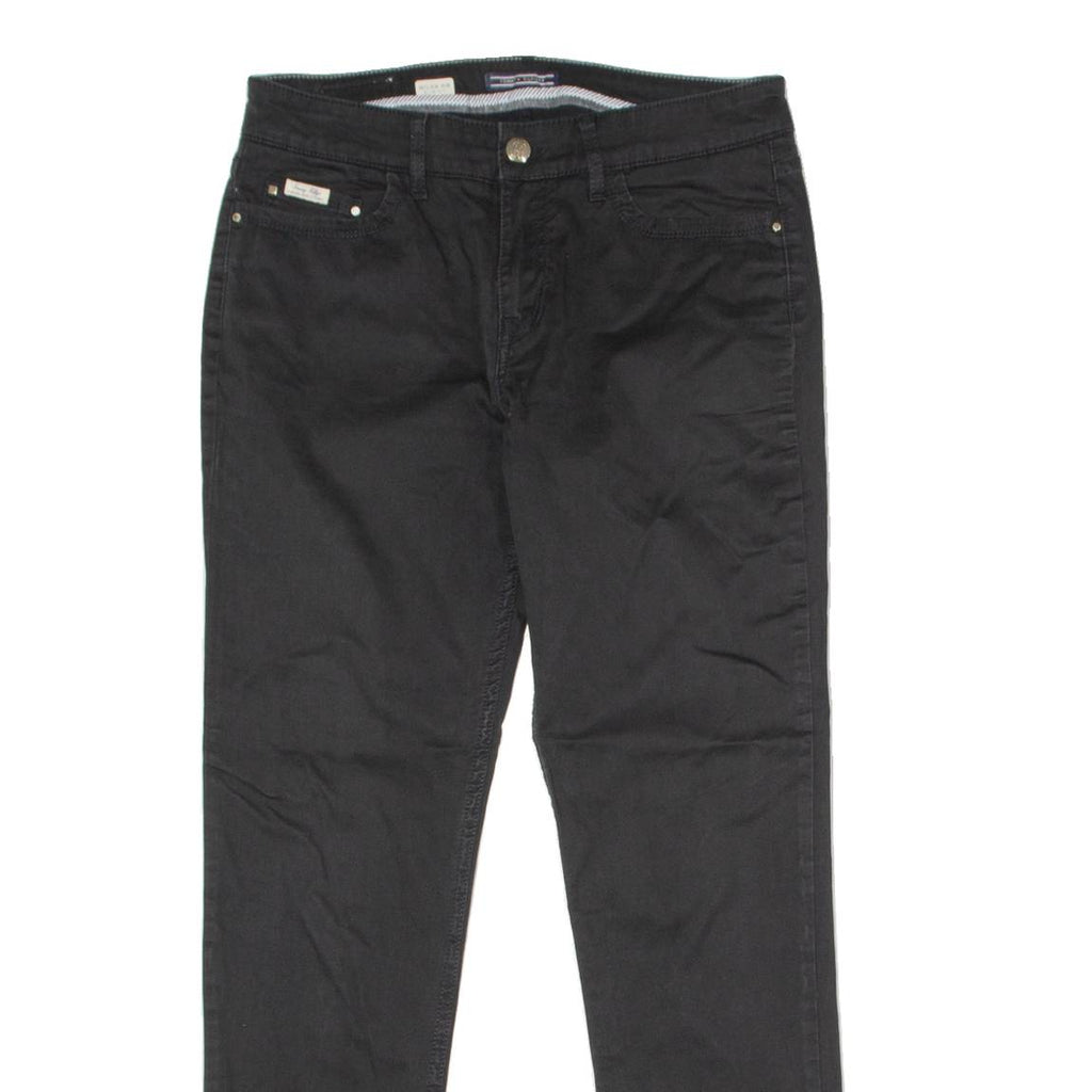 TOMMY HILFIGER Milan RW Womens Trousers Black Slim Tapered W30 L27