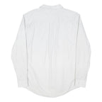 TOMMY HILFIGER Mens White Cotton Blend Shirt XL Casual Classic Long Sleeve