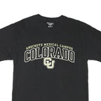 CHAMPION Mens Black Colorado Graphic T-Shirt M Short Sleeve Crew Neck Cotton
