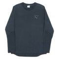 PUMA Mens Sweatshirt Black Crew Neck S