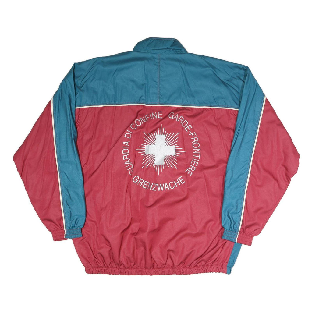 GONSO Mens Blue & Red Zip Up Regular Fit Jacket Polyester Blend 2XL Sportswear