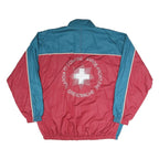 GONSO Mens Blue & Red Zip Up Regular Fit Jacket Polyester Blend 2XL Sportswear