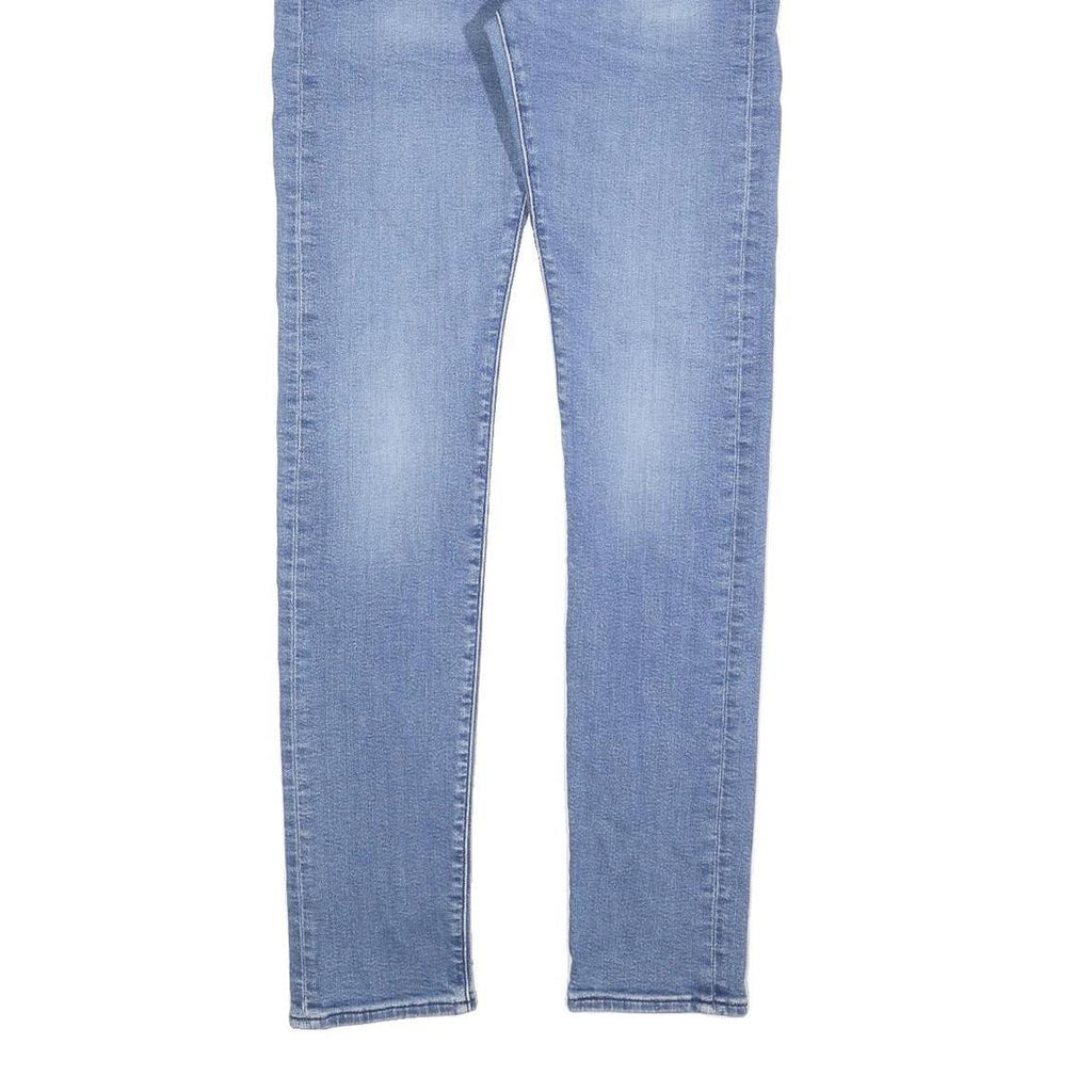 LEVI'S 519 BIG E Mens Jeans Blue Slim Skinny Denim Light W31 L34 Slim Fit Zip