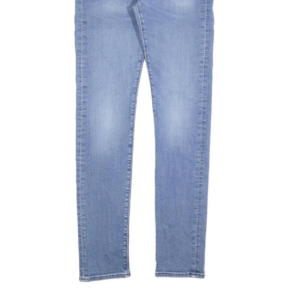 LEVI'S 519 BIG E Mens Jeans Blue Slim Skinny Denim Light W31 L34 Slim Fit Zip