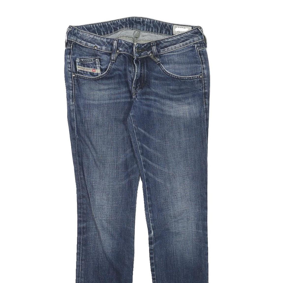 DIESEL Womens Jeans Blue Slim Skinny Denim Medium W30 L31 Zip Pocket