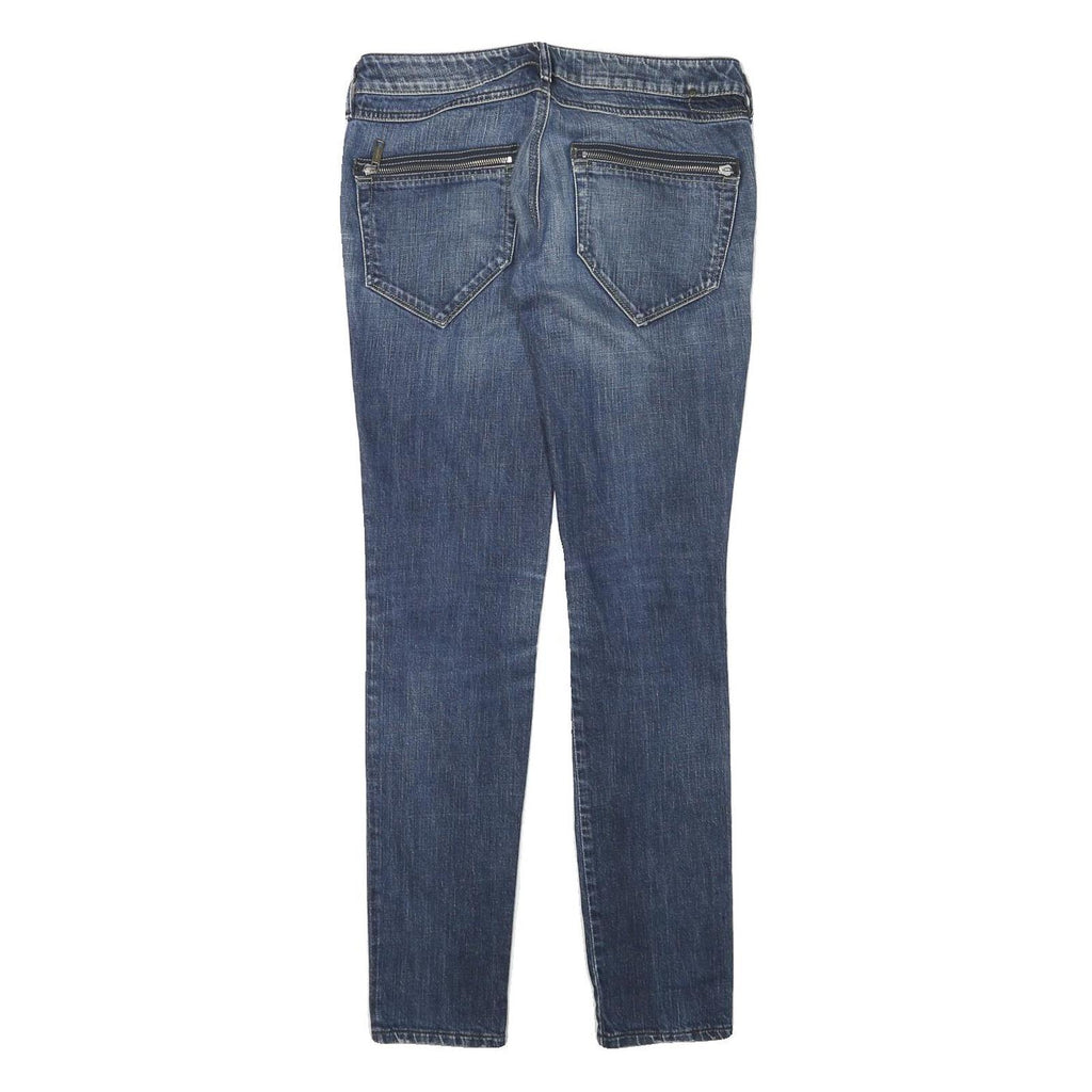 DIESEL Womens Jeans Blue Slim Skinny Denim Medium W30 L31 Zip Pocket