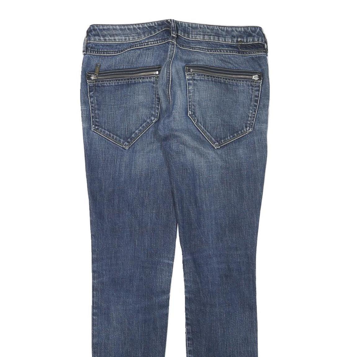 DIESEL Womens Jeans Blue Slim Skinny Denim Medium W30 L31 Zip Pocket