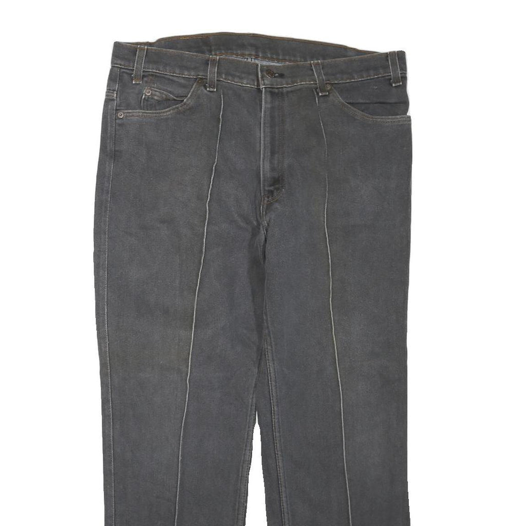 LEVI'S 509 Mens Jeans Black Regular Straight Denim Medium W38 L25 Cotton Blend