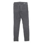 LEVI'S 711 Womens Slim Black Denim Jeans Cotton Blend Zip W25 L28 Stretch Skinny