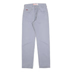 LEE COOPER Mens Regular Fit Grey Cotton Blend Trousers W30 L34 Zip Casual