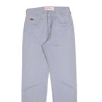 LEE COOPER Mens Regular Fit Grey Cotton Blend Trousers W30 L34 Zip Casual