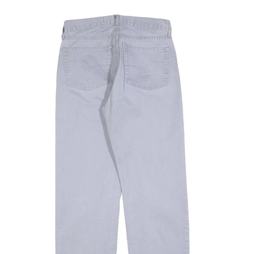 LEE COOPER Mens Regular Fit Grey Cotton Blend Trousers W30 L34 Zip Casual