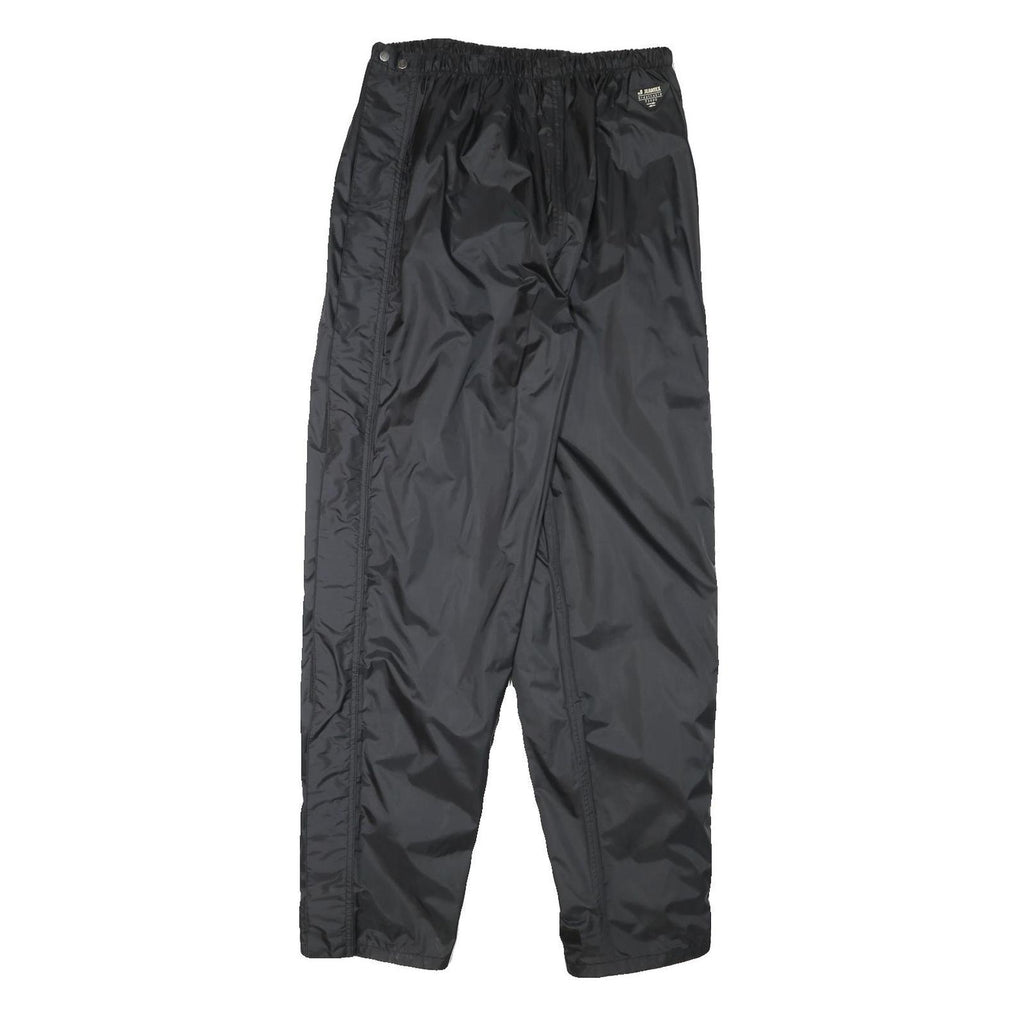 JEANTEX Mens Joggers Black M W28 L31 Lightweight Track Pants Slim Tapered