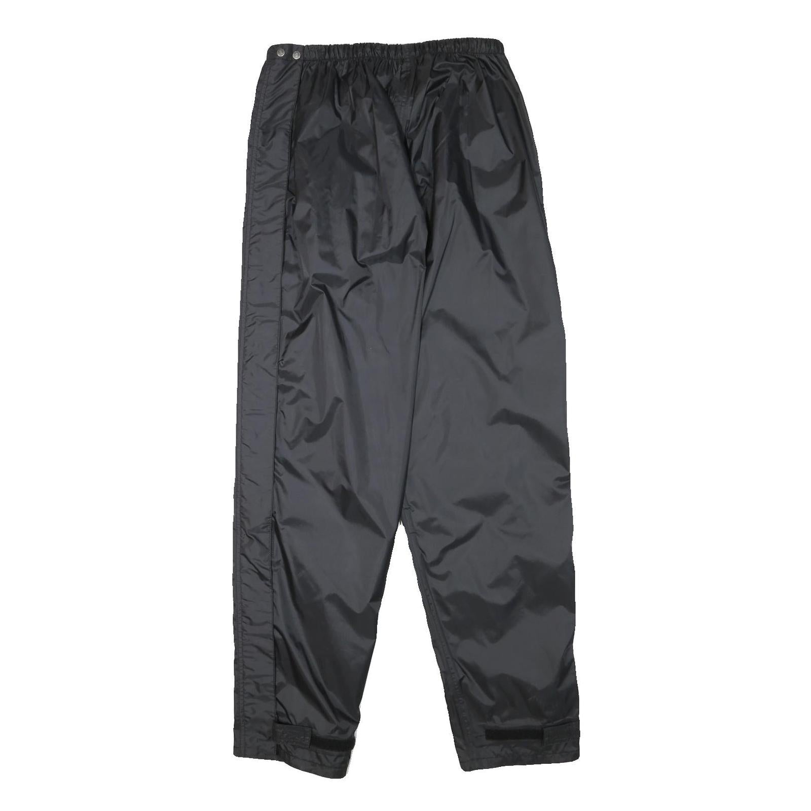 JEANTEX Mens Joggers Black M W28 L31 Lightweight Track Pants Slim Tapered