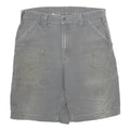CARHARTT Mens Grey Cotton Casual Shorts L W34 Workwear Pockets Durable