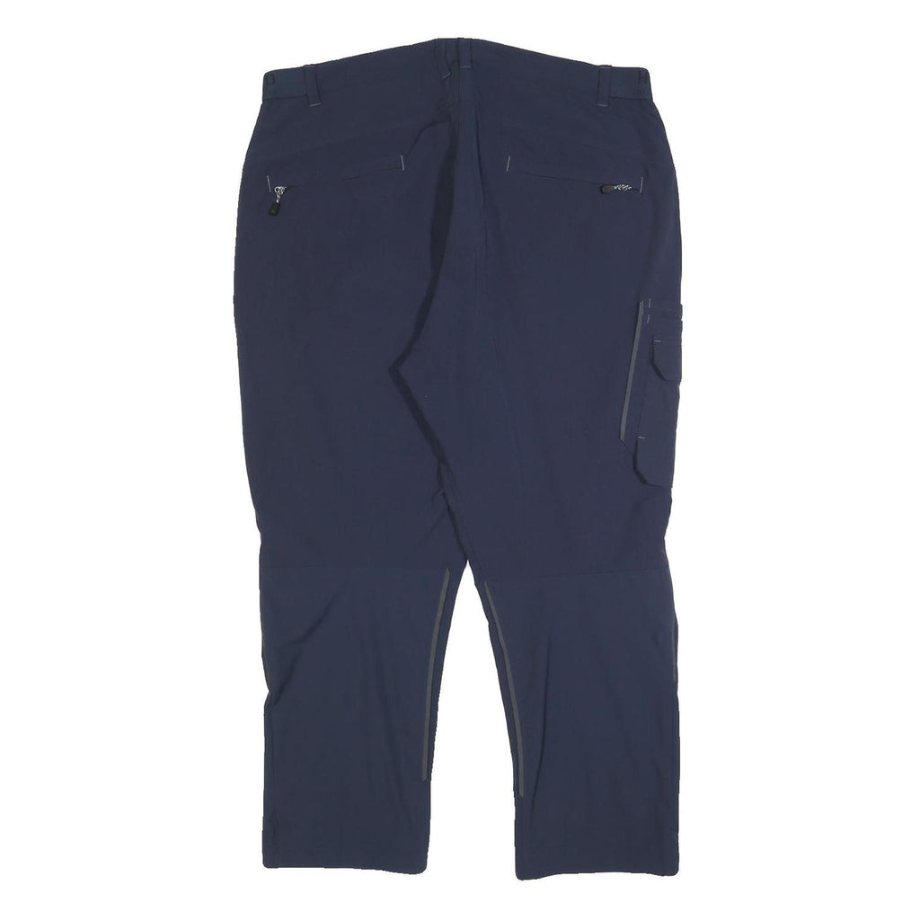 HAKRO Mens Polyester Blend Navy Regular Zip Trousers W38 L27 Outdoor Workwear