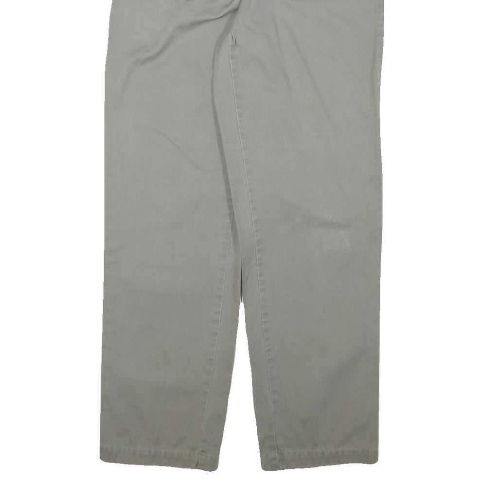 TOMMY HILFIGER Womens Cotton Blend Relaxed Straight Trousers W29 L30 Casual