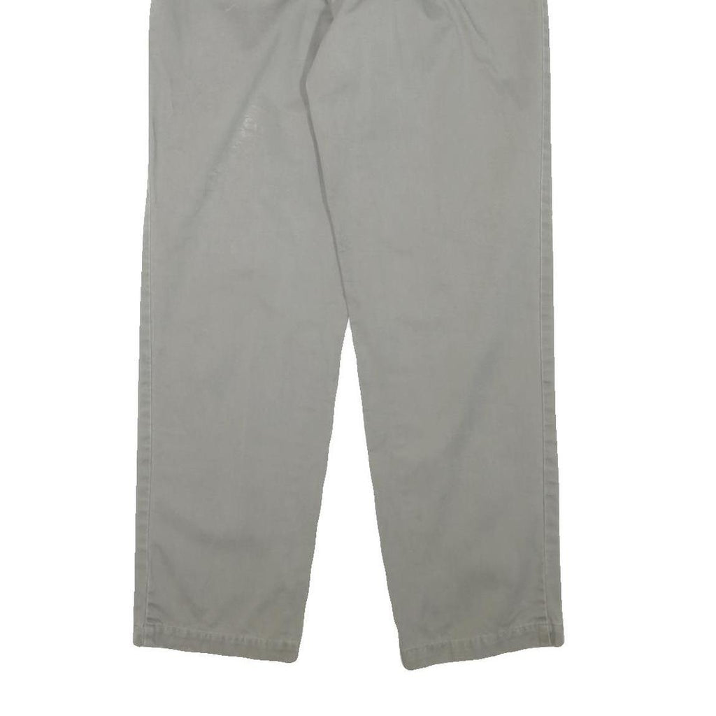 TOMMY HILFIGER Womens Cotton Blend Relaxed Straight Trousers W29 L30 Casual