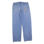 RED KAP Mens Jeans Blue Regular Straight Denim Medium W33 L30 Classic Zip