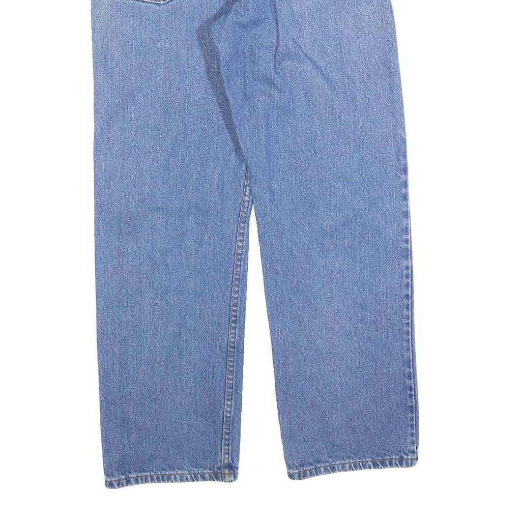 RED KAP Mens Jeans Blue Regular Straight Denim Medium W33 L30 Classic Zip